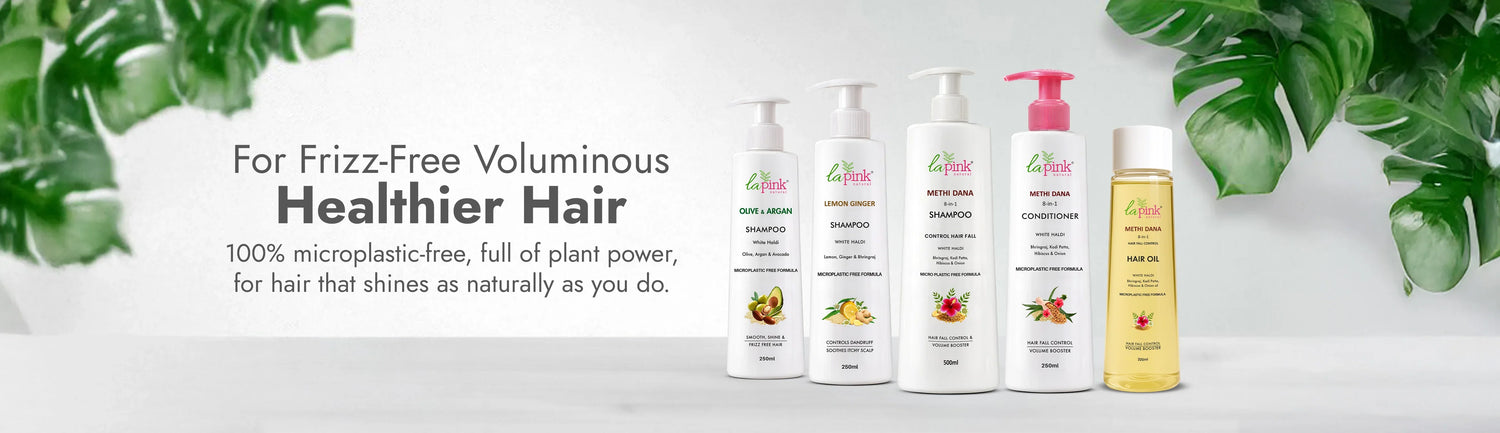 Best Hair Care 100% Microplastic Free Formulation - La Pink