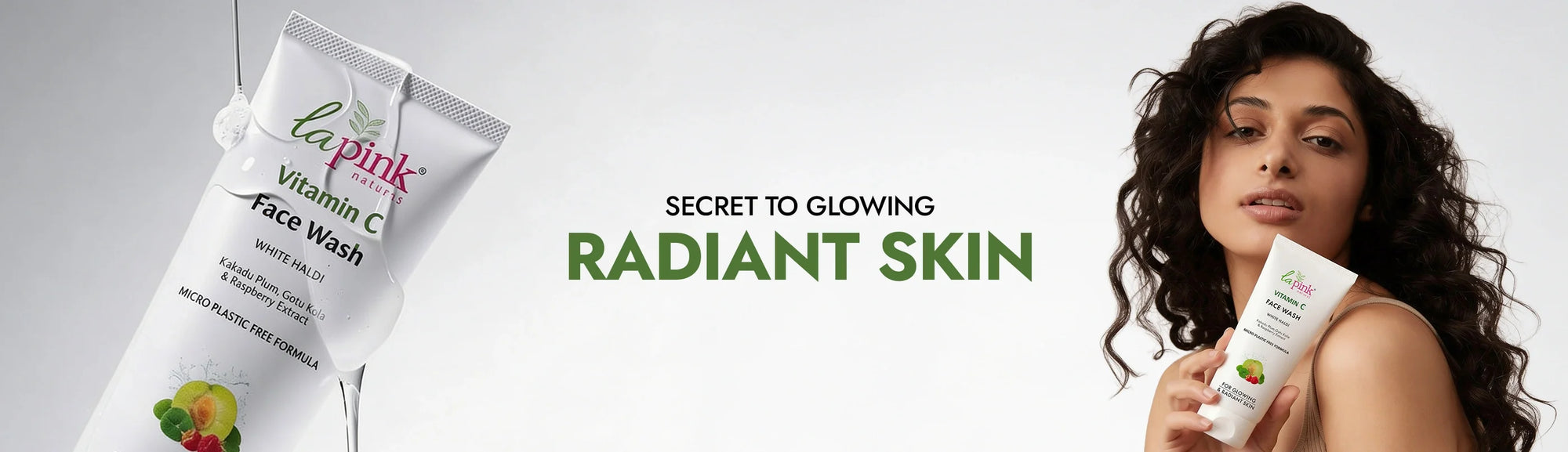 La Pink Vitamin C Face Skin Care Collection - 100% Microplastic Free Products - La Pink