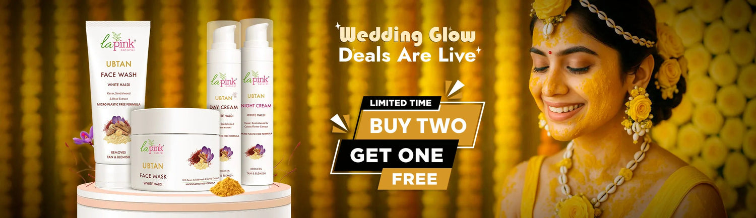 La Pink Ubtan Face Skin Care Collection - 100% Microplastic Free Products - La Pink