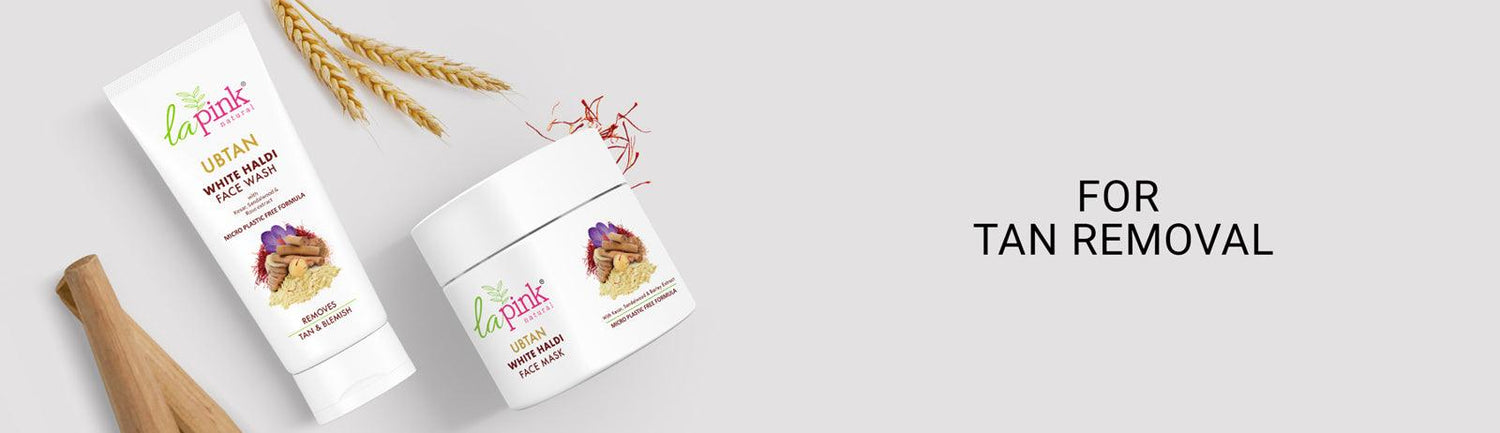 De-Tan Face Wash, Cream &amp; Scrub | Tan Removal Skin Products - La Pink