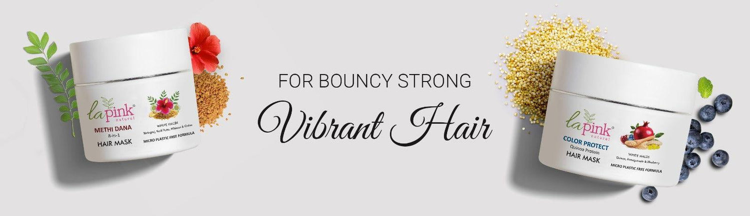 Best Hair Mask - 100% Mircoplastic Free Formulation - La Pink