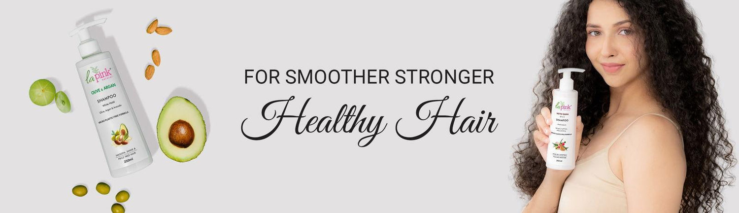 Best Shampoo for Hair 100% Mircoplastic Free Formulation - La Pink