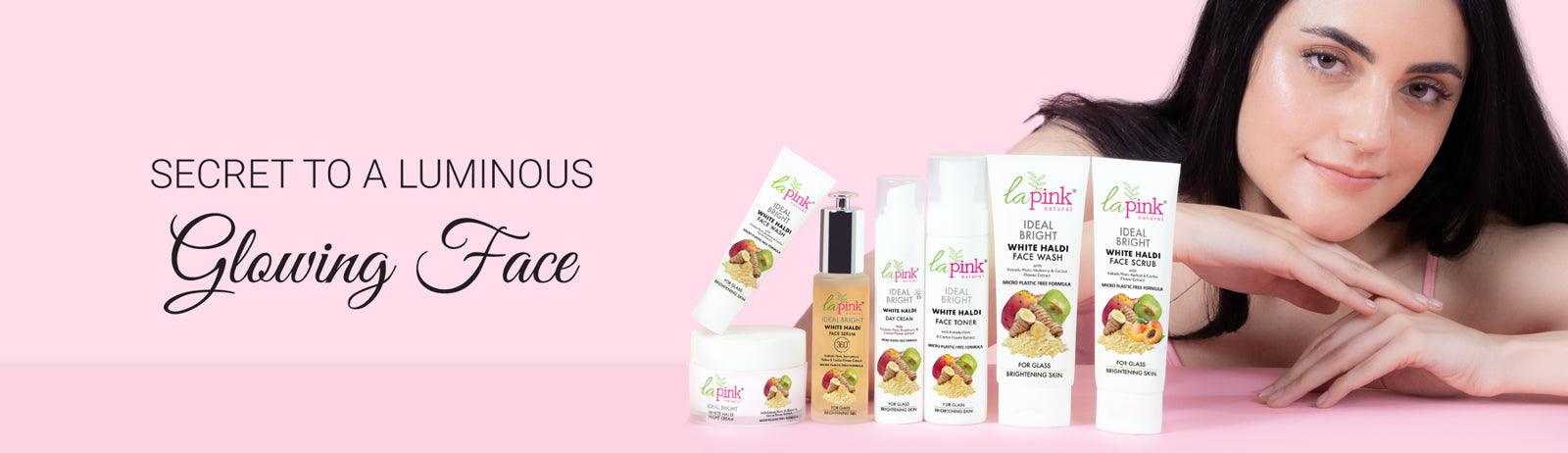 Ideal Bright White Haldi Collection for Glass-Like Skin - La Pink