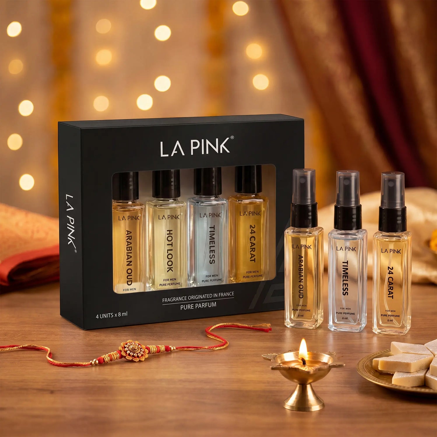 Men Gift Pack Pure Parfum (8ml x 4 Pcs)