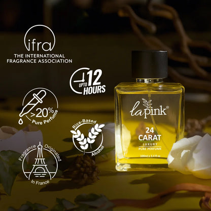 24 Carat French Luxury Pure Perfume for Men - 100 ml