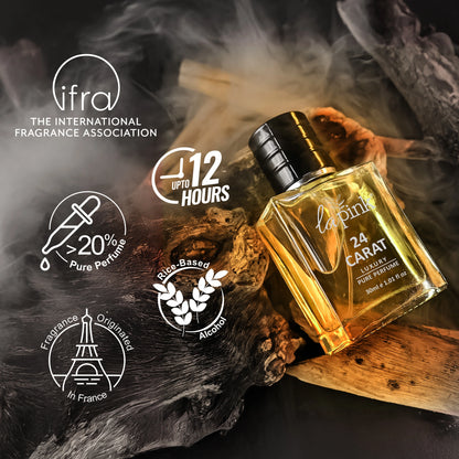 24 Carat French Luxury Pure Perfume for Men - 30ml