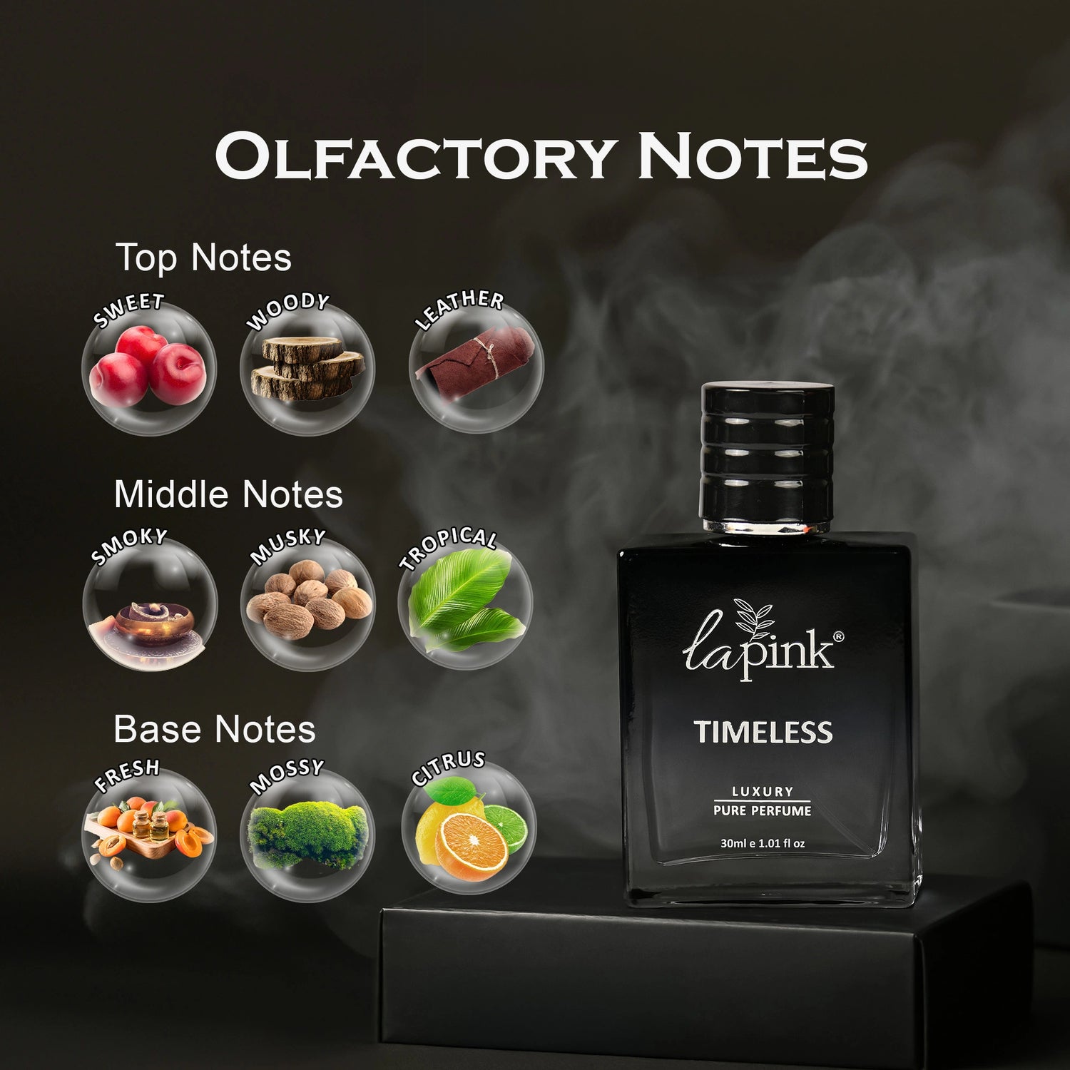 Timeless French Luxury Pure Perfume for Men - 30ml