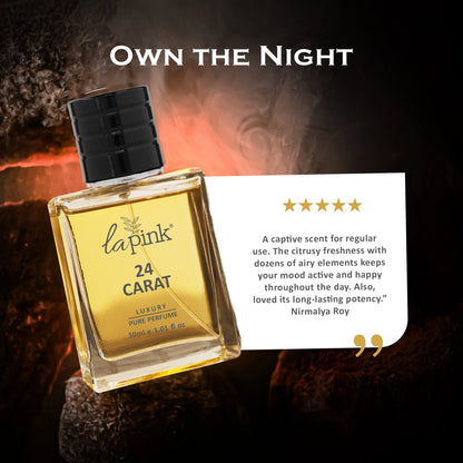 24 Carat French Luxury Pure Perfume for Men - 30ml