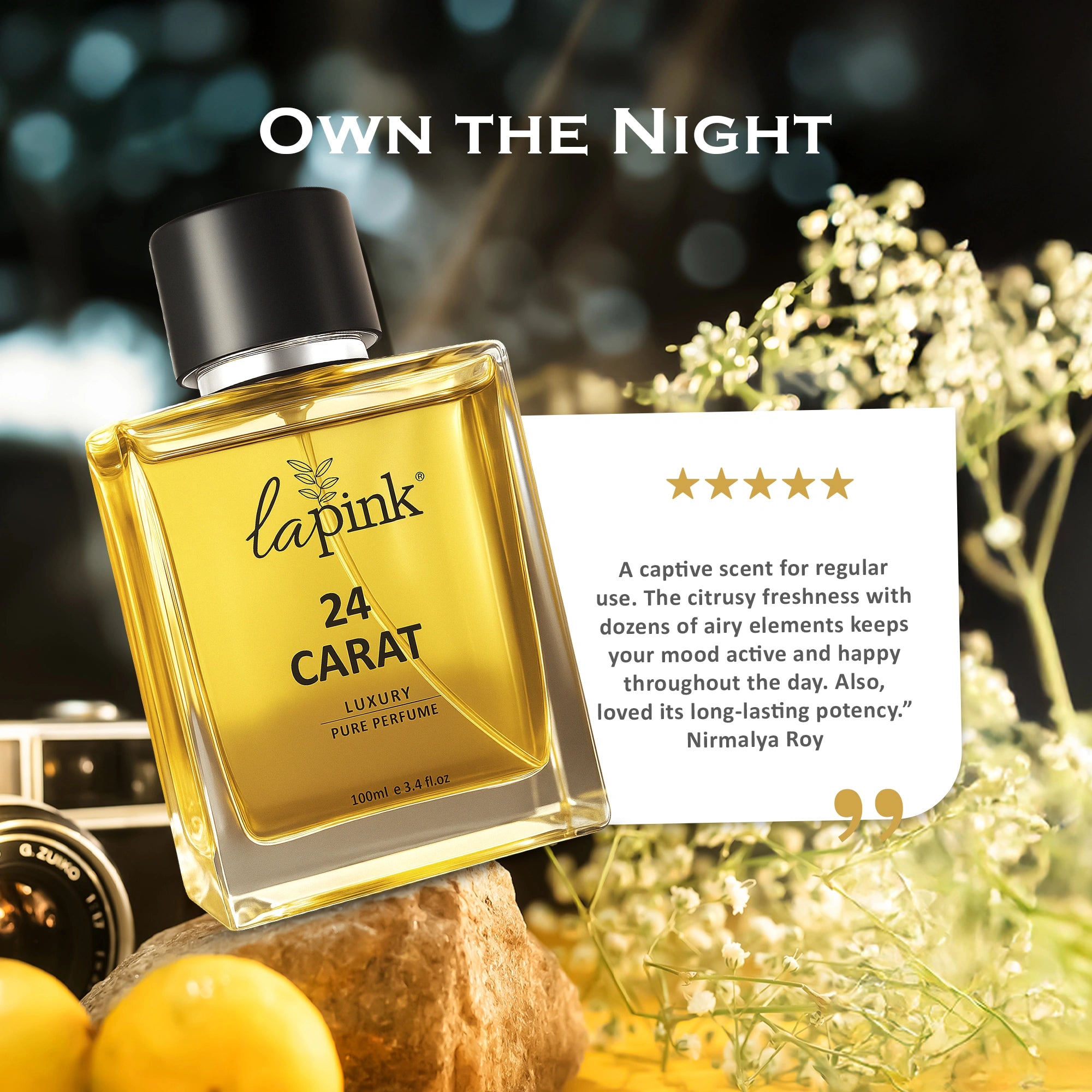 24 Carat French Luxury Pure Perfume for Men