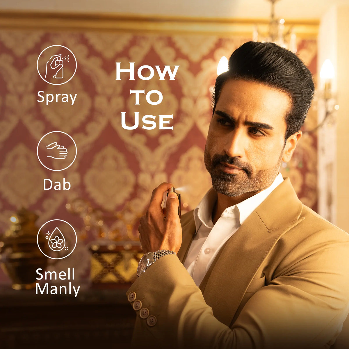 Arabian Oud French Luxury Pure Perfume for Men