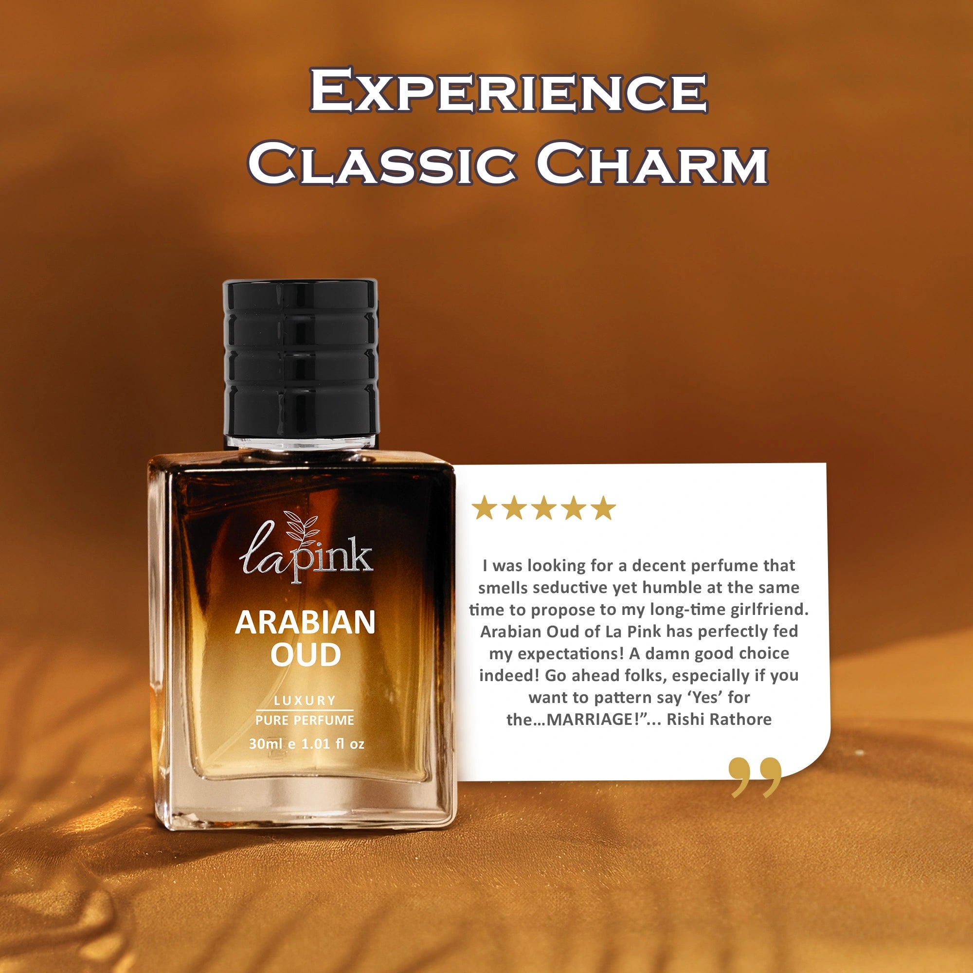Arabian Oud French Luxury Pure Perfume for Men - 30ml