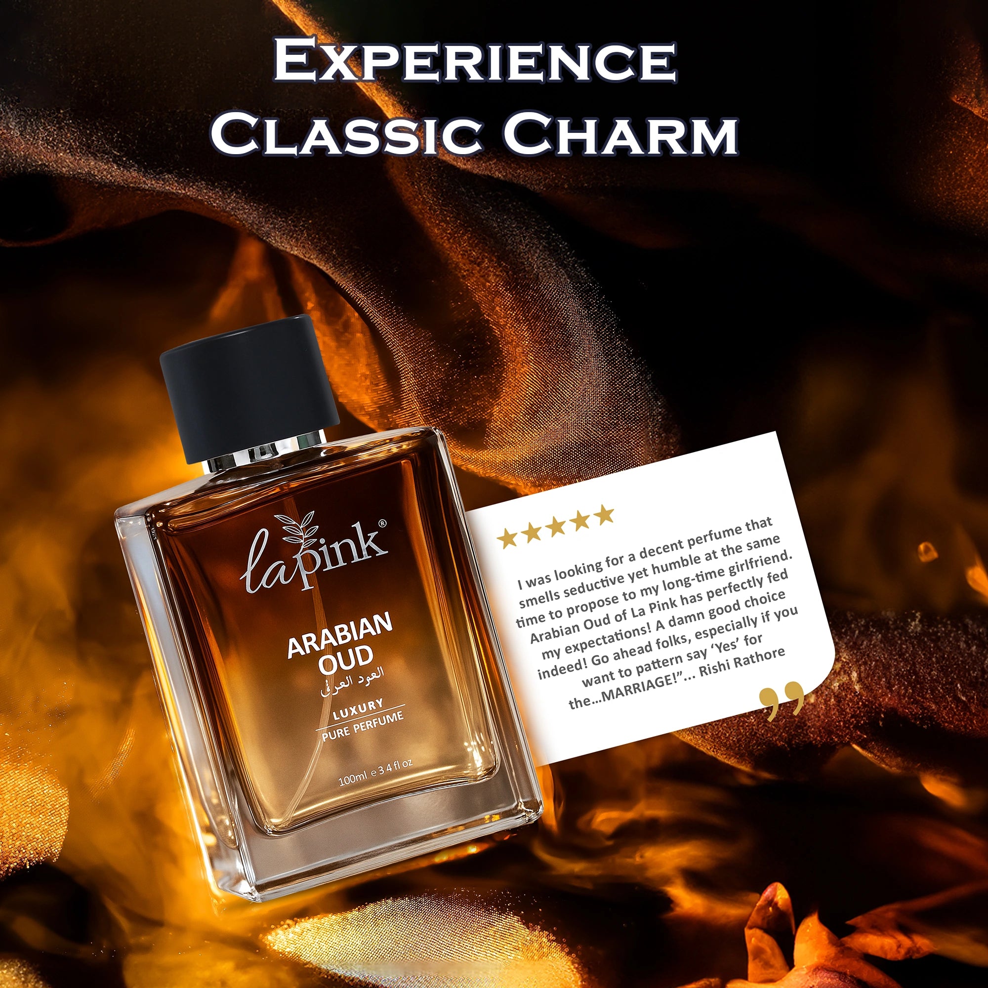 Arabian Oud French Luxury Pure Perfume for Men - 100ml