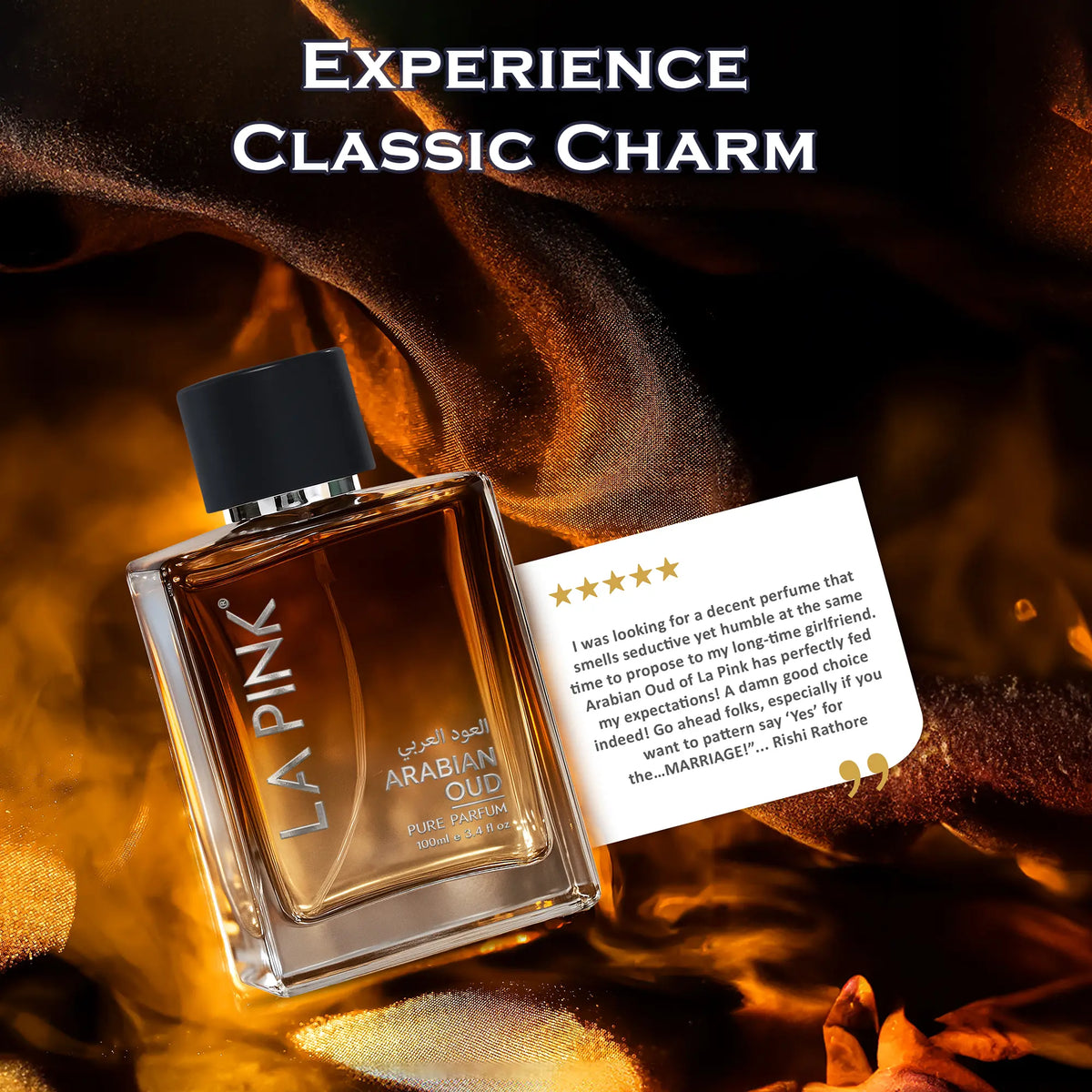 Arabian Oud French Luxury Pure Perfume for Men