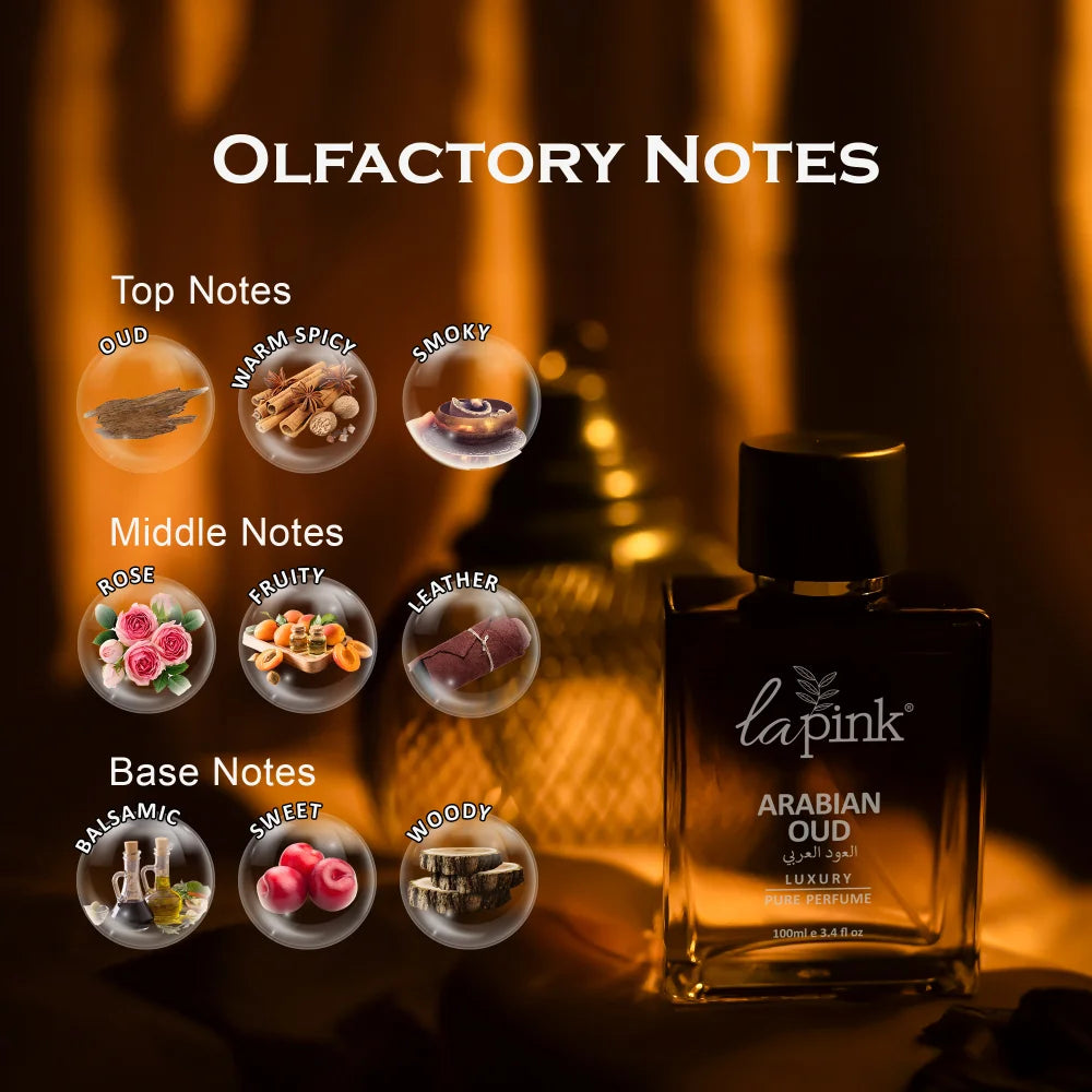 Arabian Oud French Luxury Pure Perfume for Men - 100ml