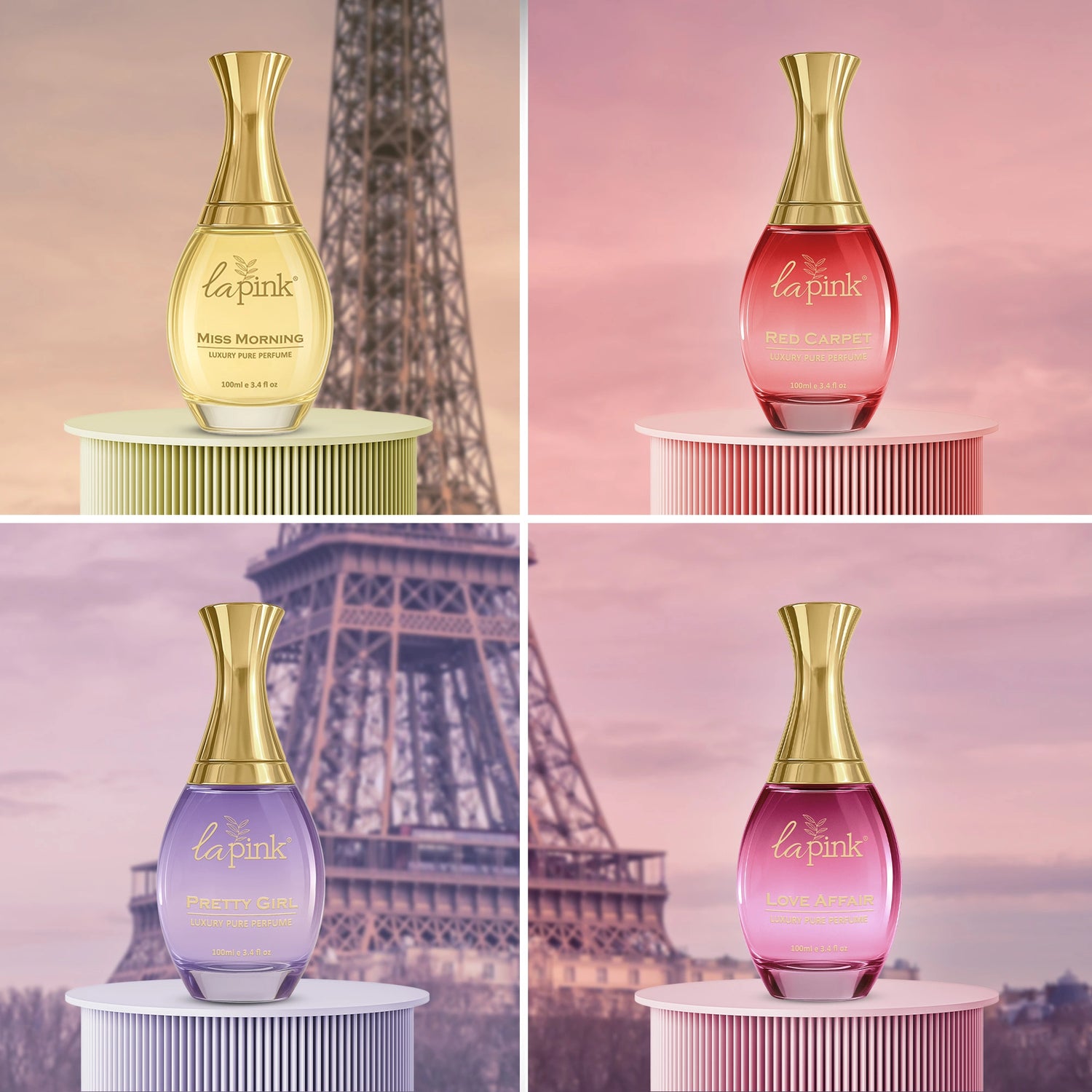 Miss Morning French Luxury Pure Perfume for Women - 100ml