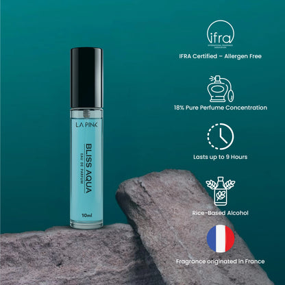 Bliss Aqua EDP Luxury Perfume for Women &amp; Men 10ml