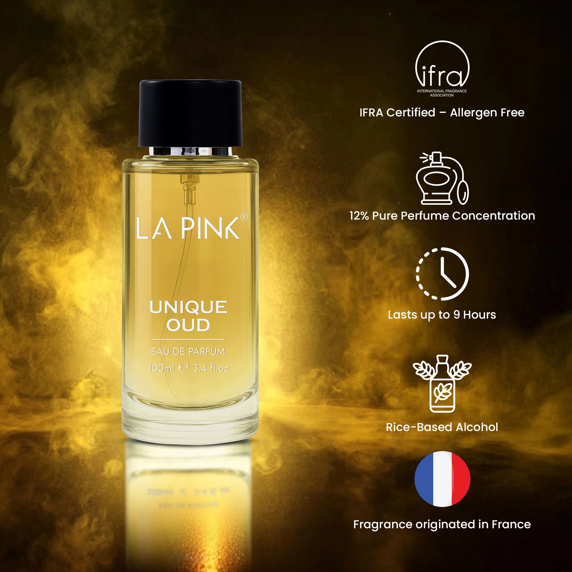 Unique Oud French Luxury Perfume  100 ML