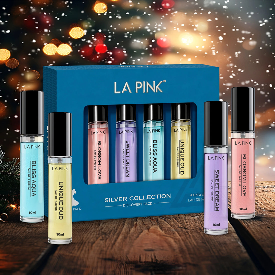 Silver Collection Luxury EDP Perfume Discovery Pack - (10ml x 4)