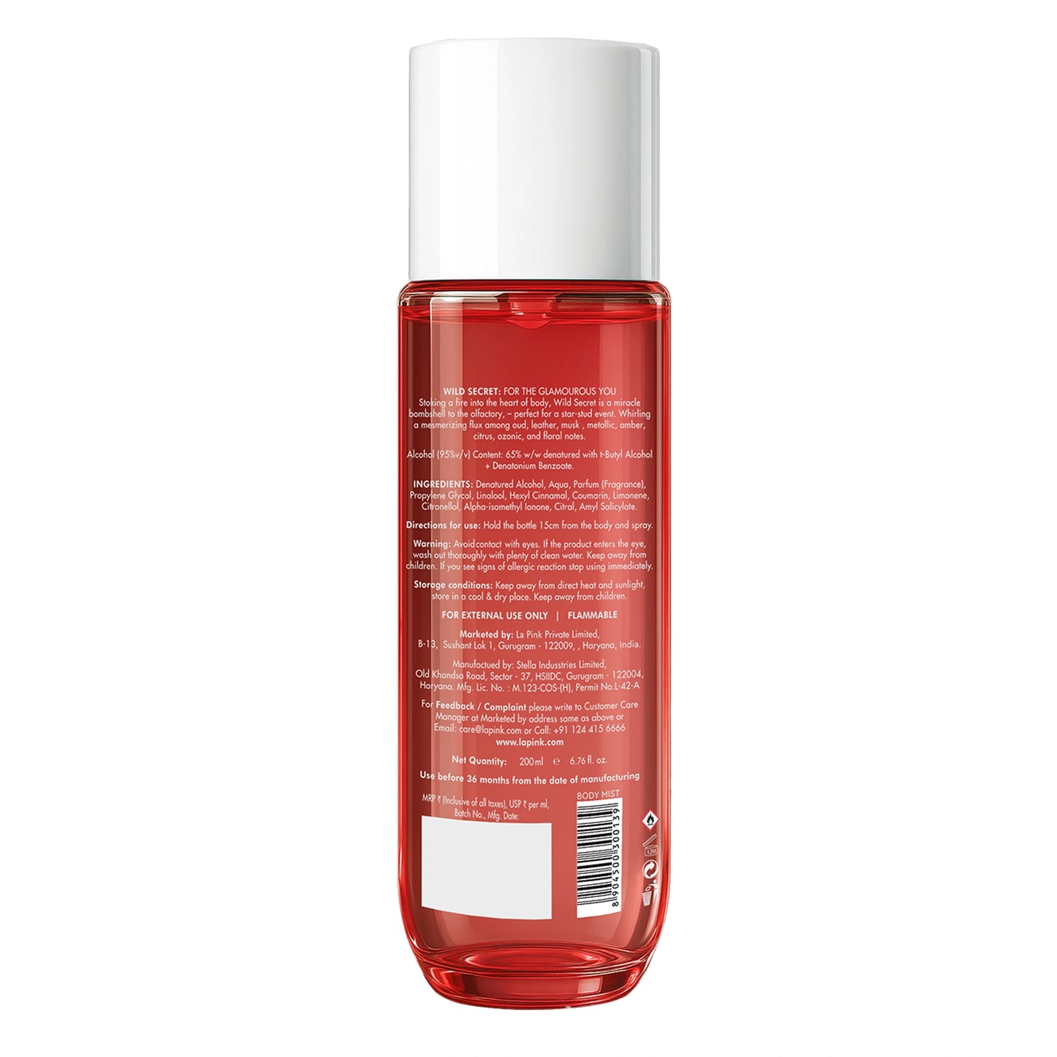 Body Mist Wild Secret 200 ML