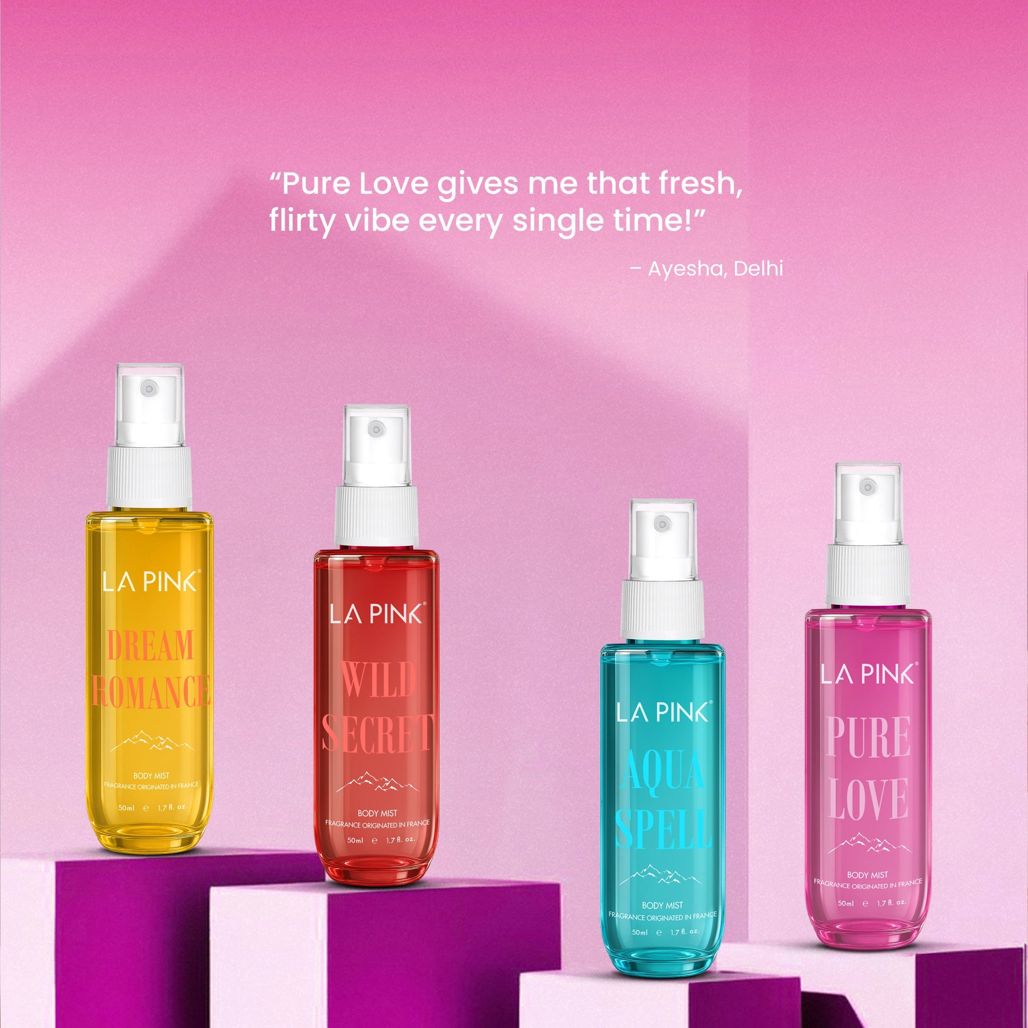 La Pink Body Mist Pure Love 50 ML