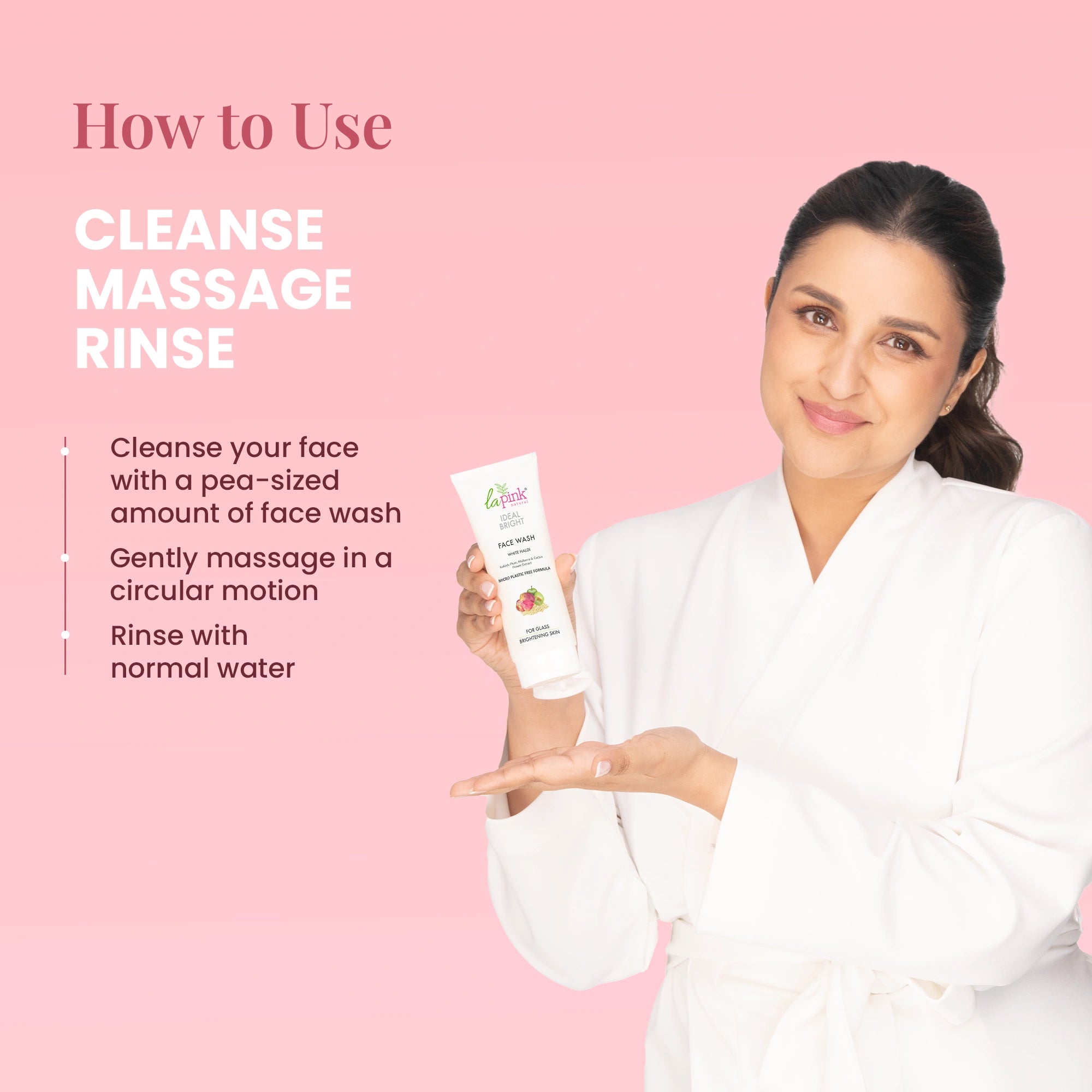 Ideal Bright Soap Free Face Wash For Brightened Glass Skin
