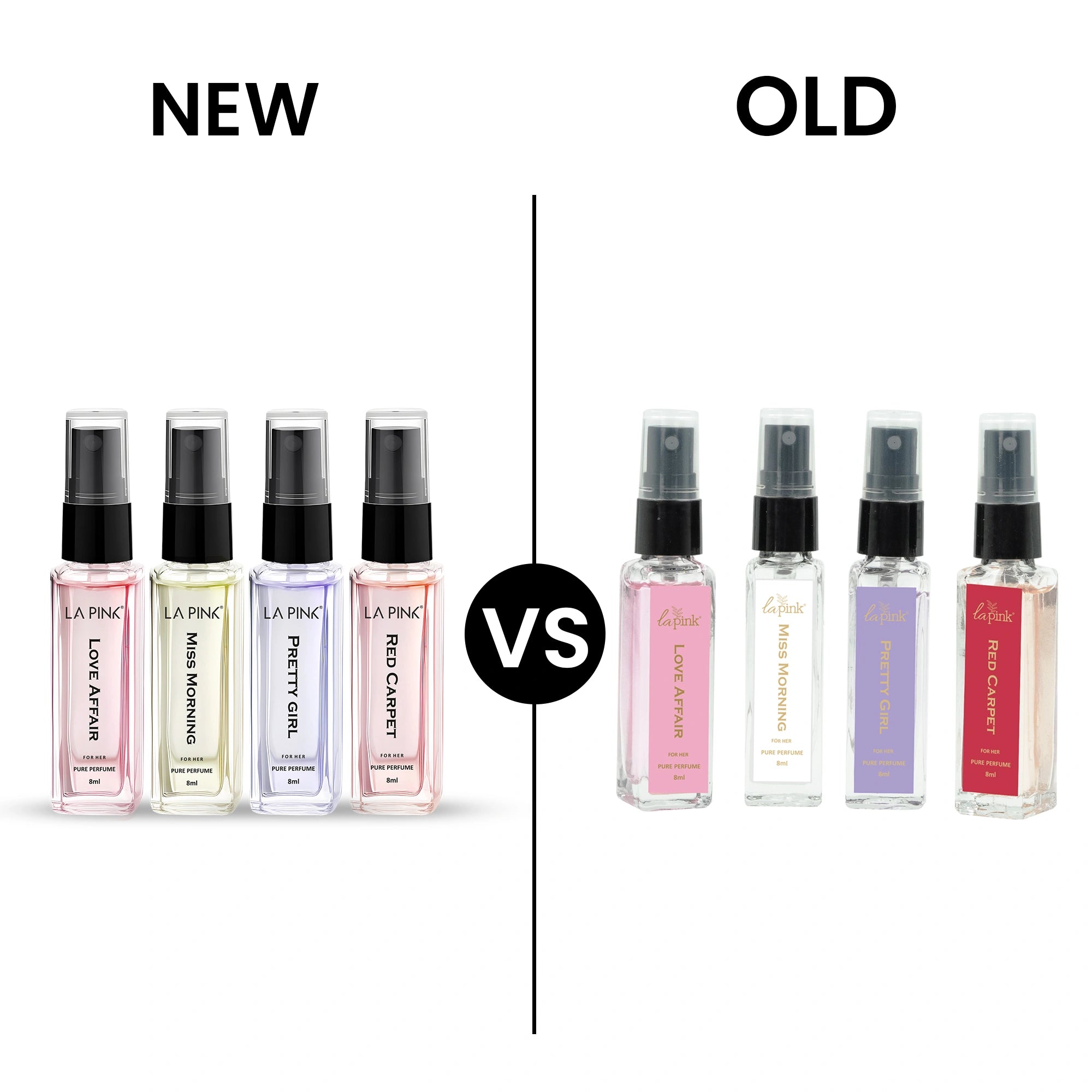 La Pink Perfume Women Gift Pack 4 Pcs