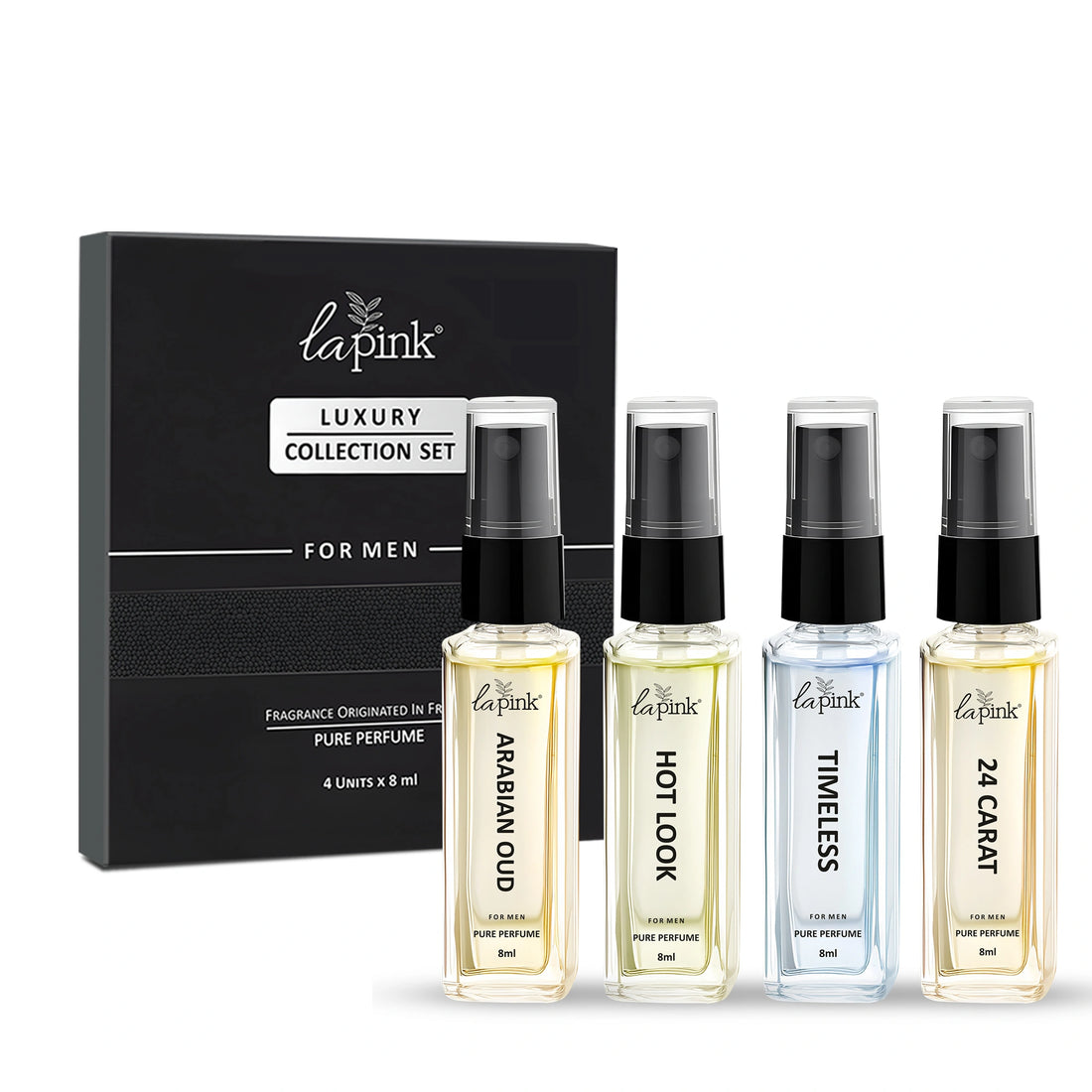 La Pink Perfume Men Gift Pack 8 ml (4Pcs)