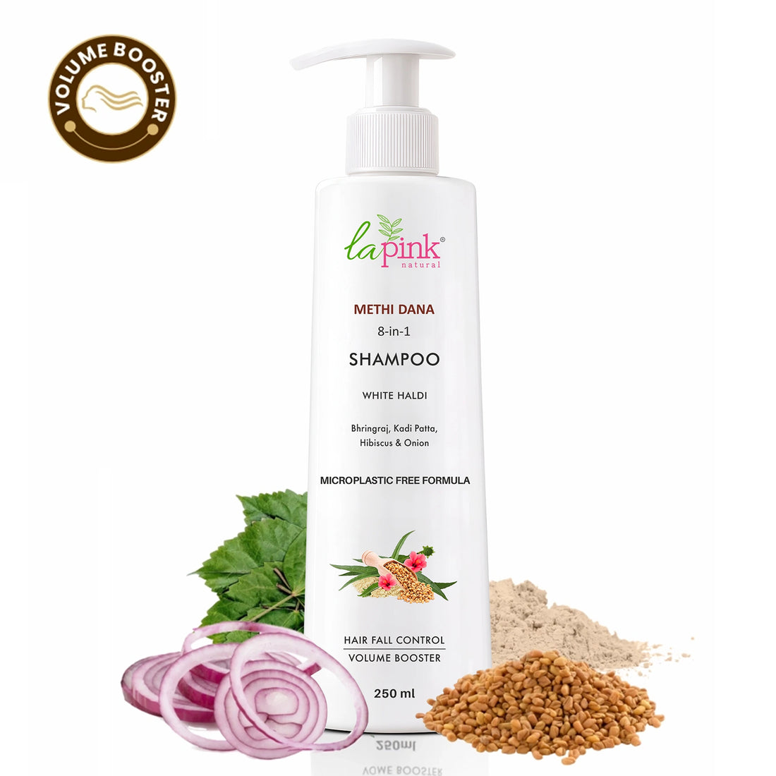 Control Hairfall &amp; Boost Volume with Methi Dana 8-in-1 Shampoo