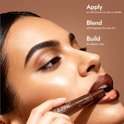 Chocolate Lip Balm Tinted with Hyaluronic Acid, UV Protection 10gm