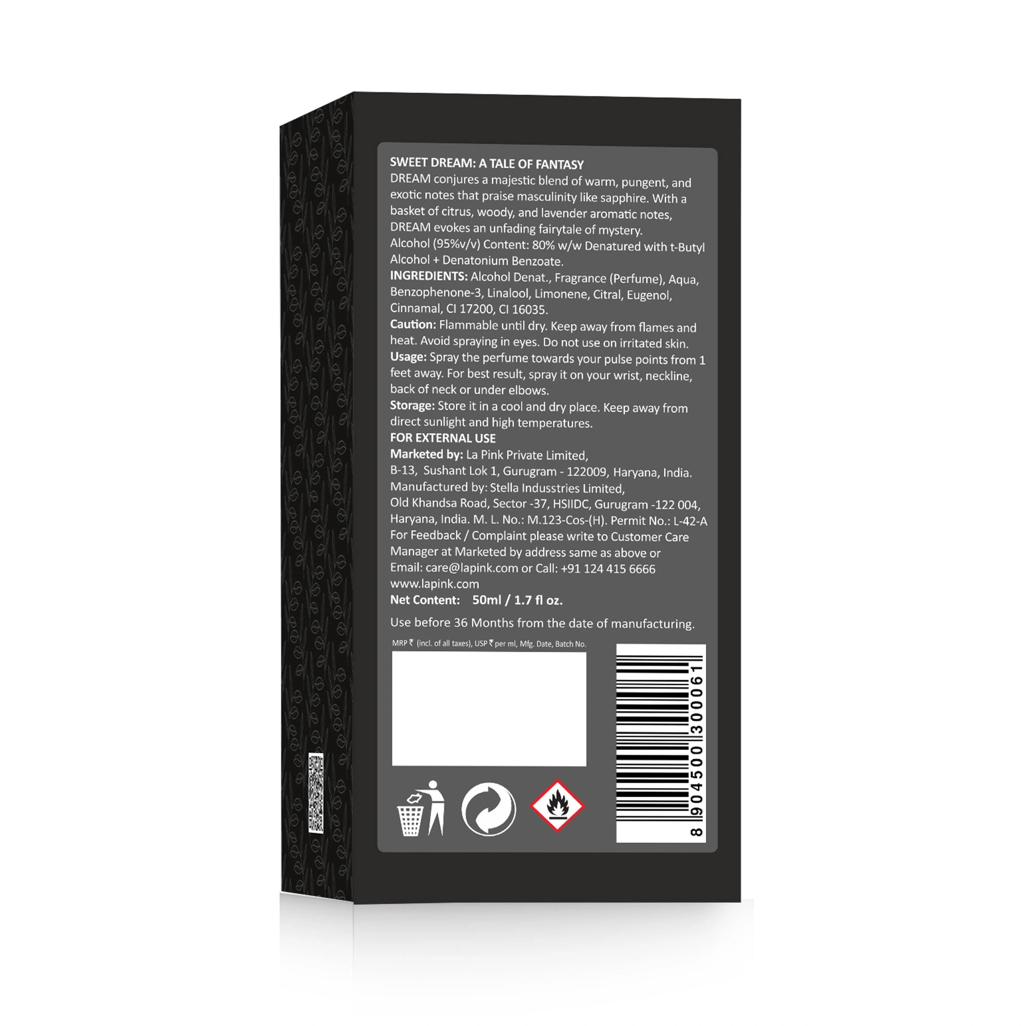 Sweet Dream French Luxury Perfume for Women 50 ML