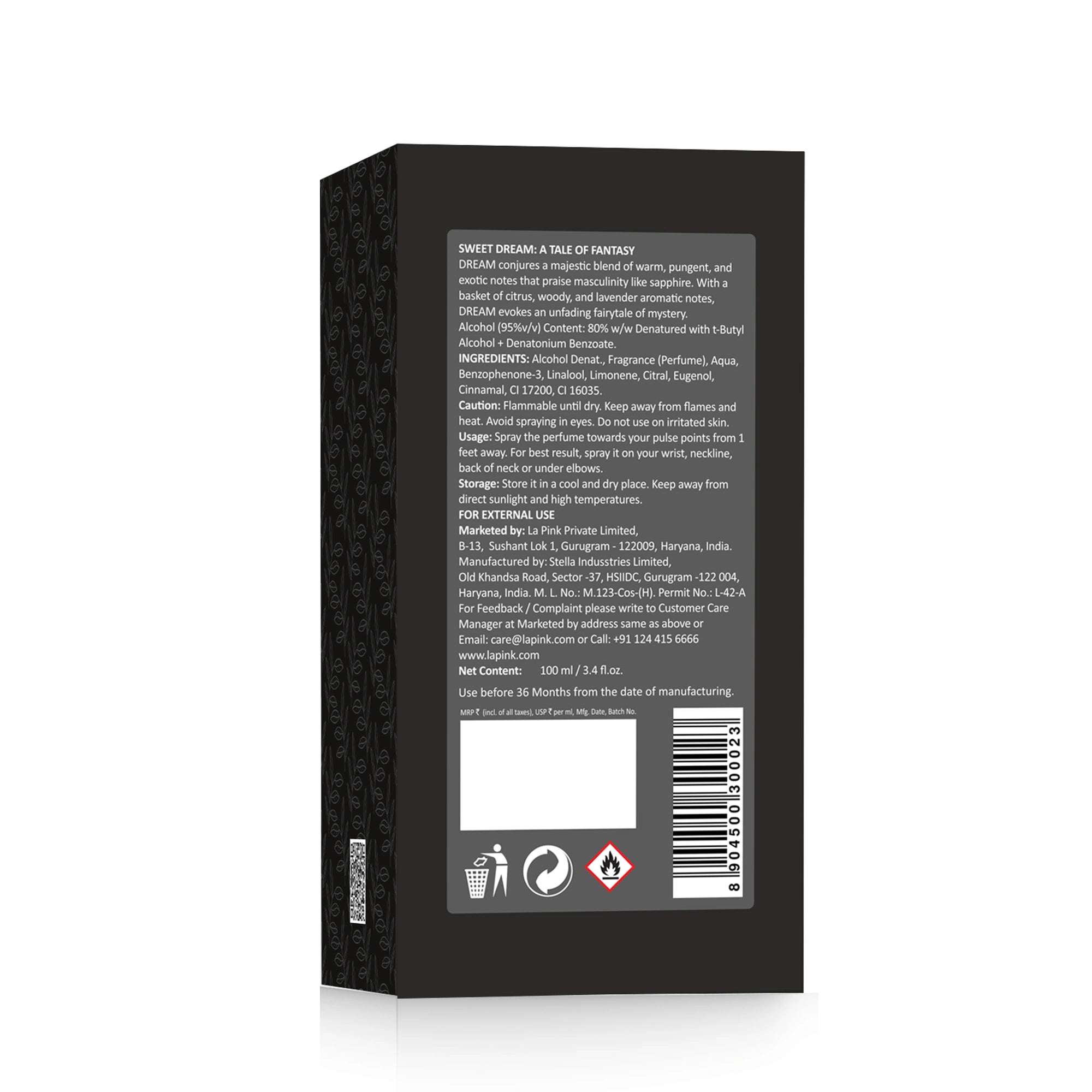 Sweet Dream French Luxury Perfume for Women  100 ML