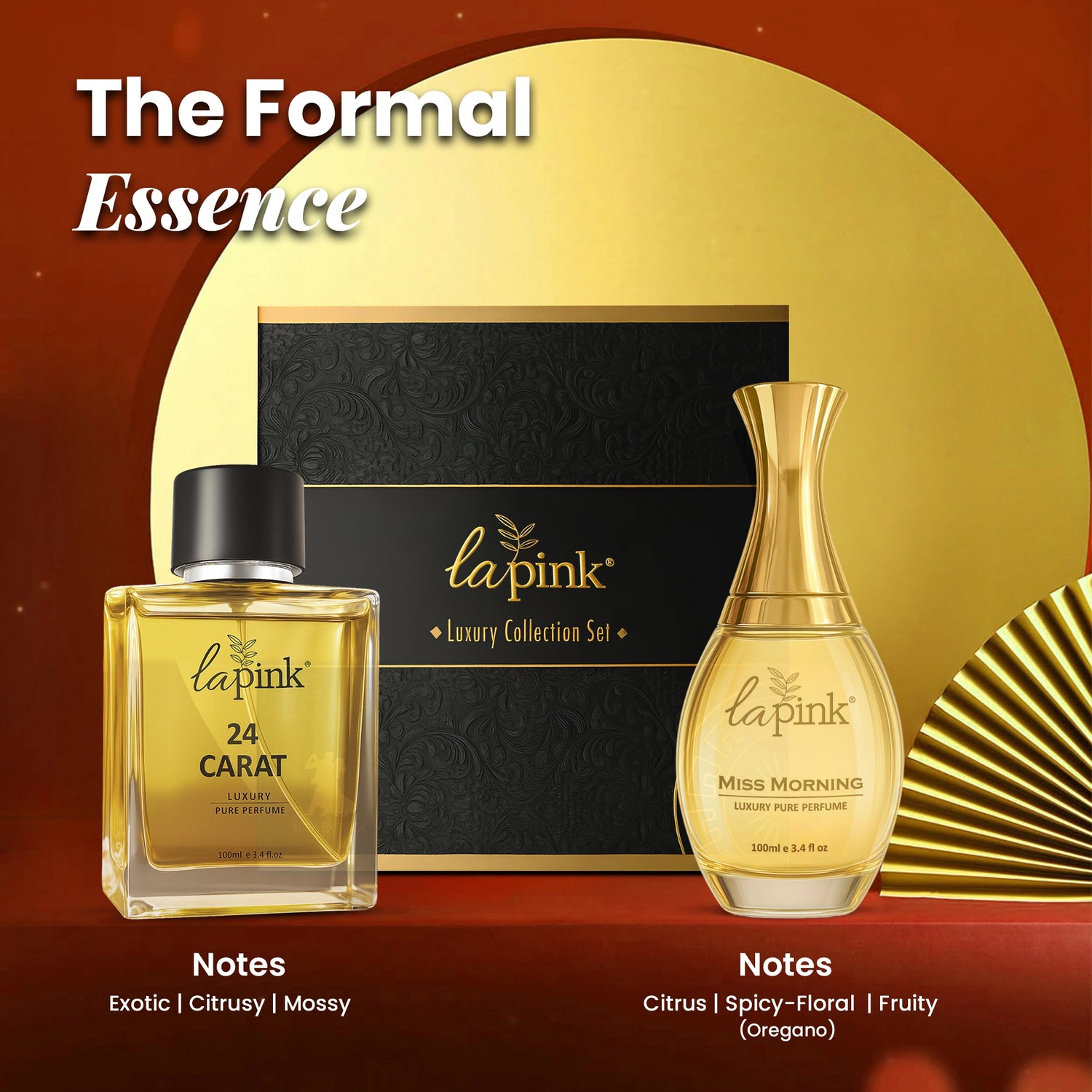 Miss Morning &amp; 24 Carat Pure Perfume Gift Set