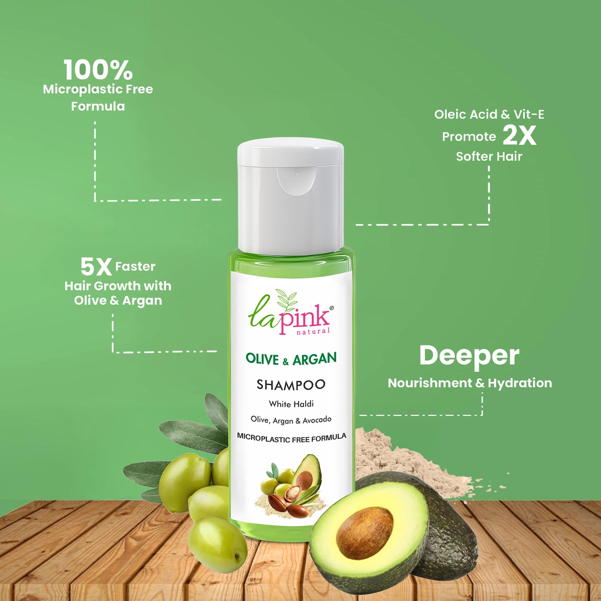 Olive &amp; Argan Shampoo for Smooth and Shiny Hair