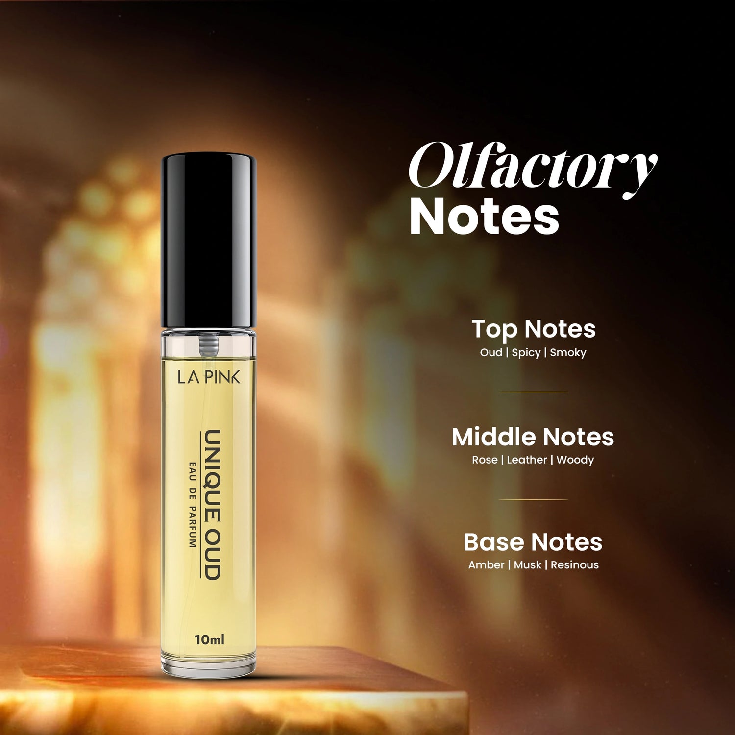 Unique Oud EDP French Luxury Unisex Perfume 10ml