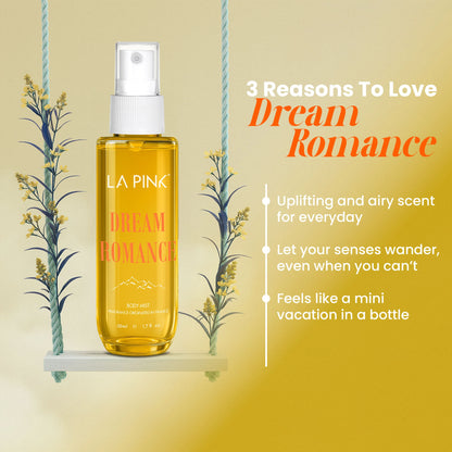 La Pink Body Mist Pack of 4 (50 ML* 4) 200 ML