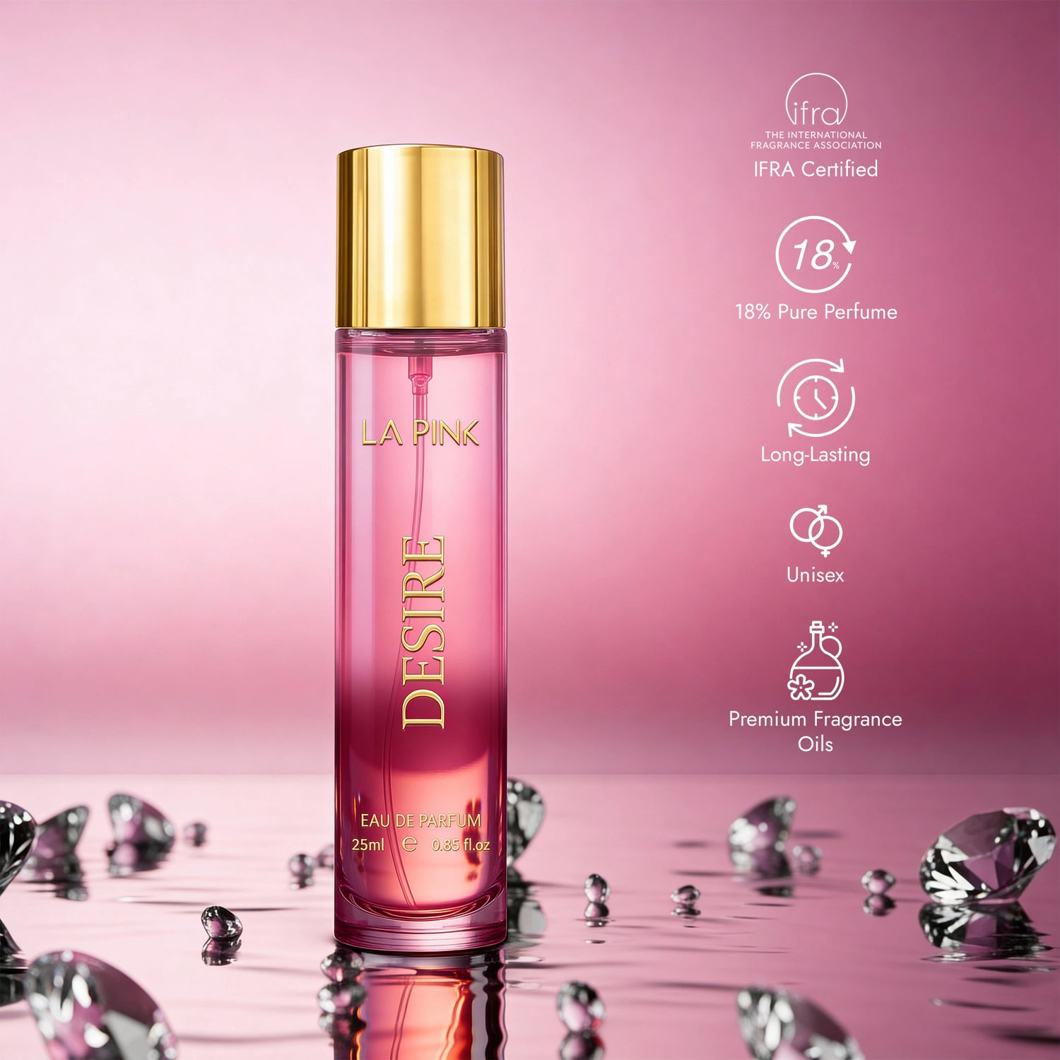 Desire Long Lasting Eue De Perfume 25ml