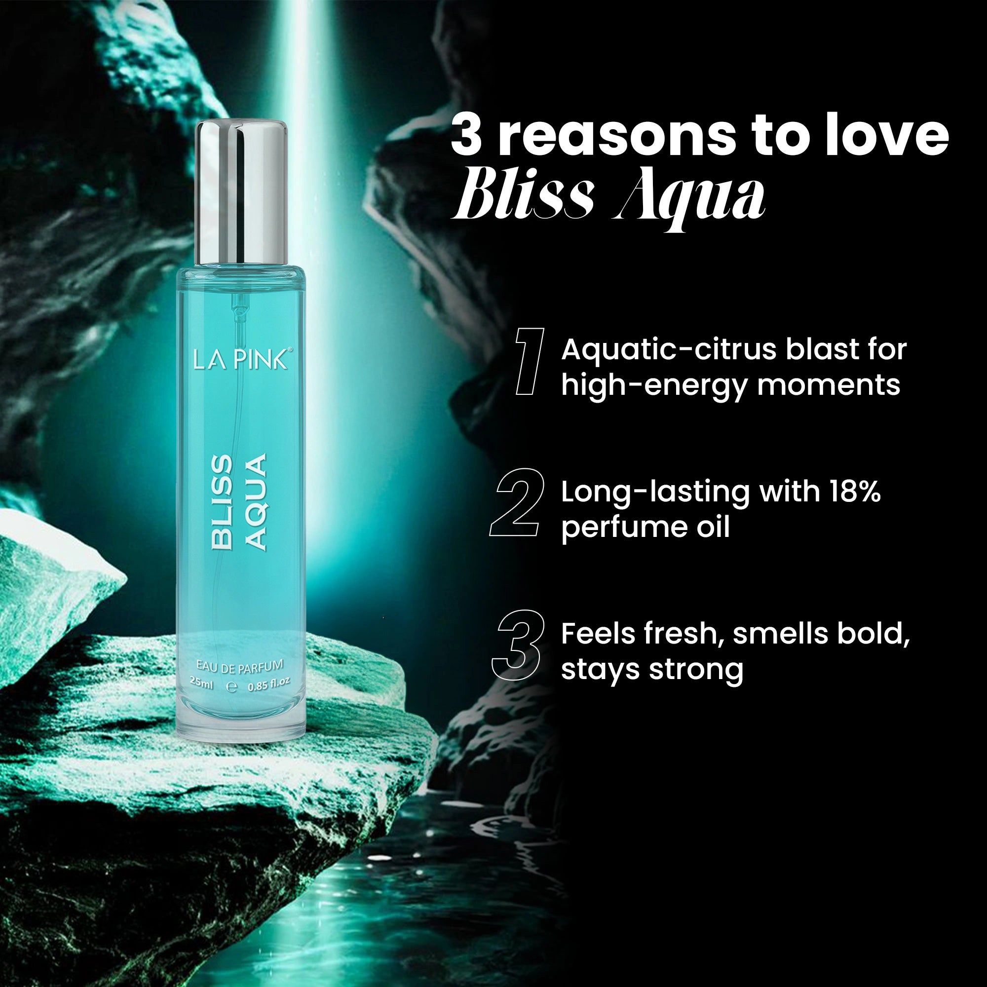 Bliss Aqua EDP Luxury Perfume for Women &amp; Men 25ml