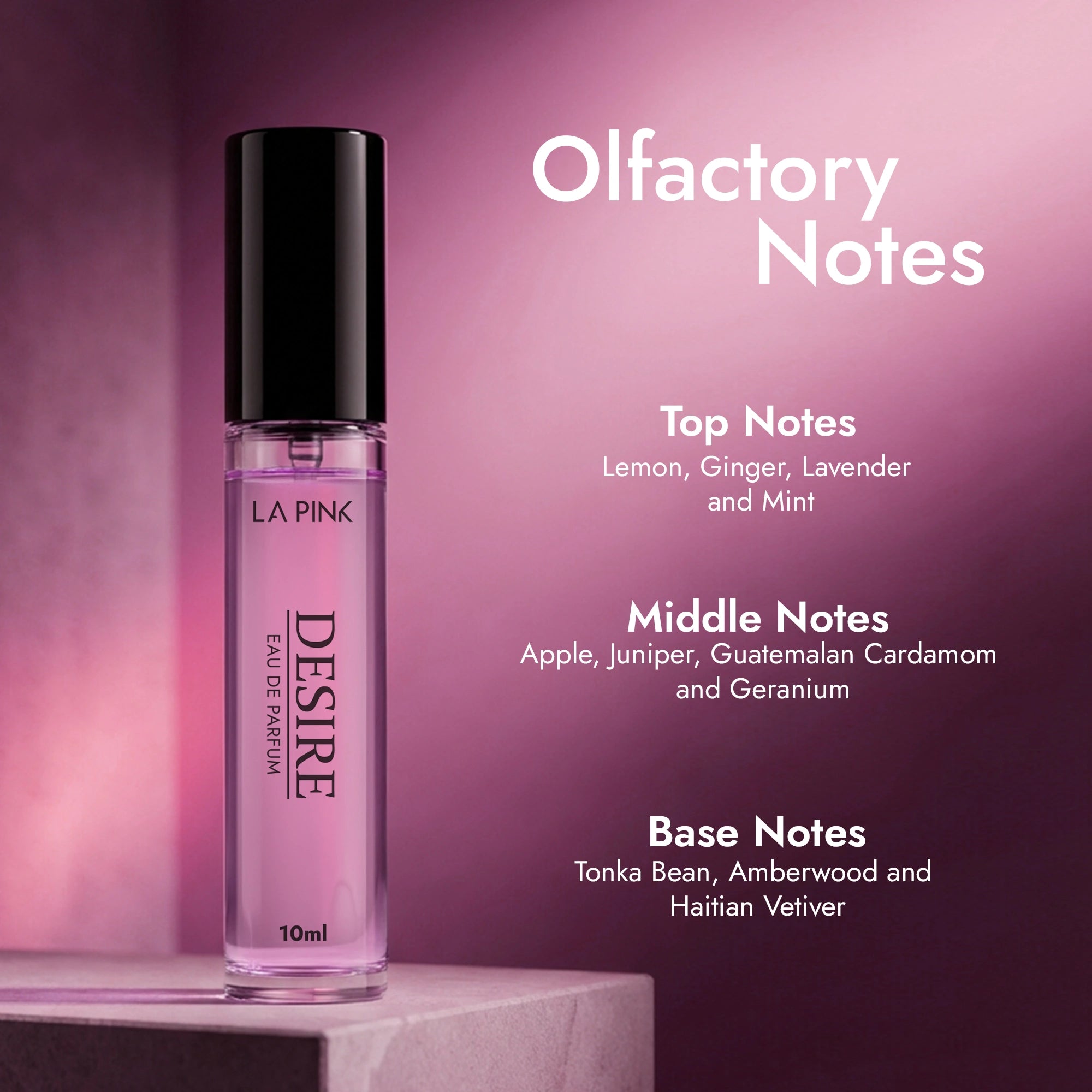 Desire Long Lasting Eue De Perfume 10ml