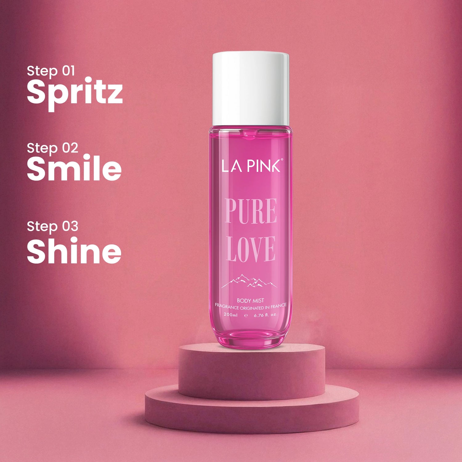 La Pink Body Mist Pure Love 200 ML
