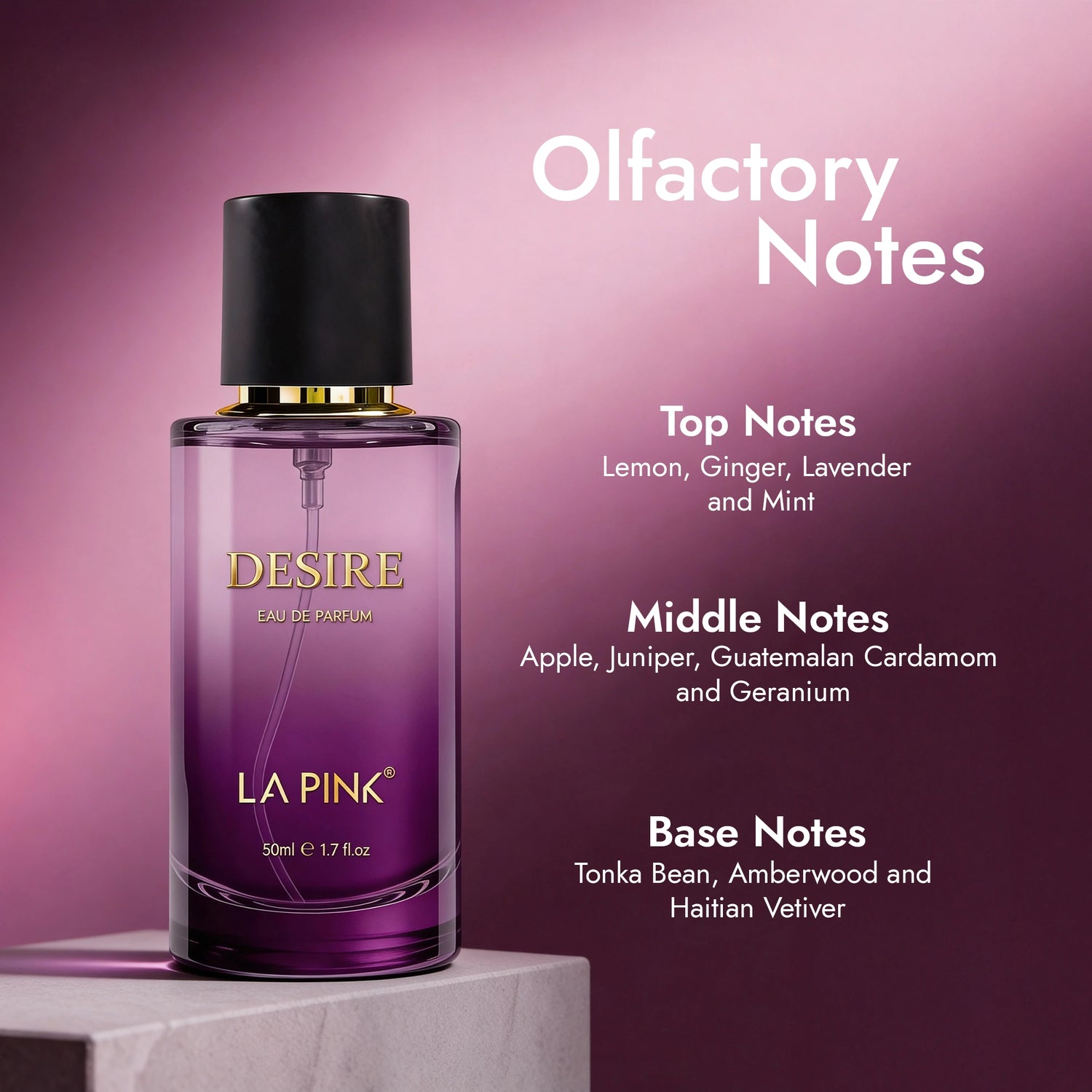 Desire Long Lasting EDP Perfume 50ml