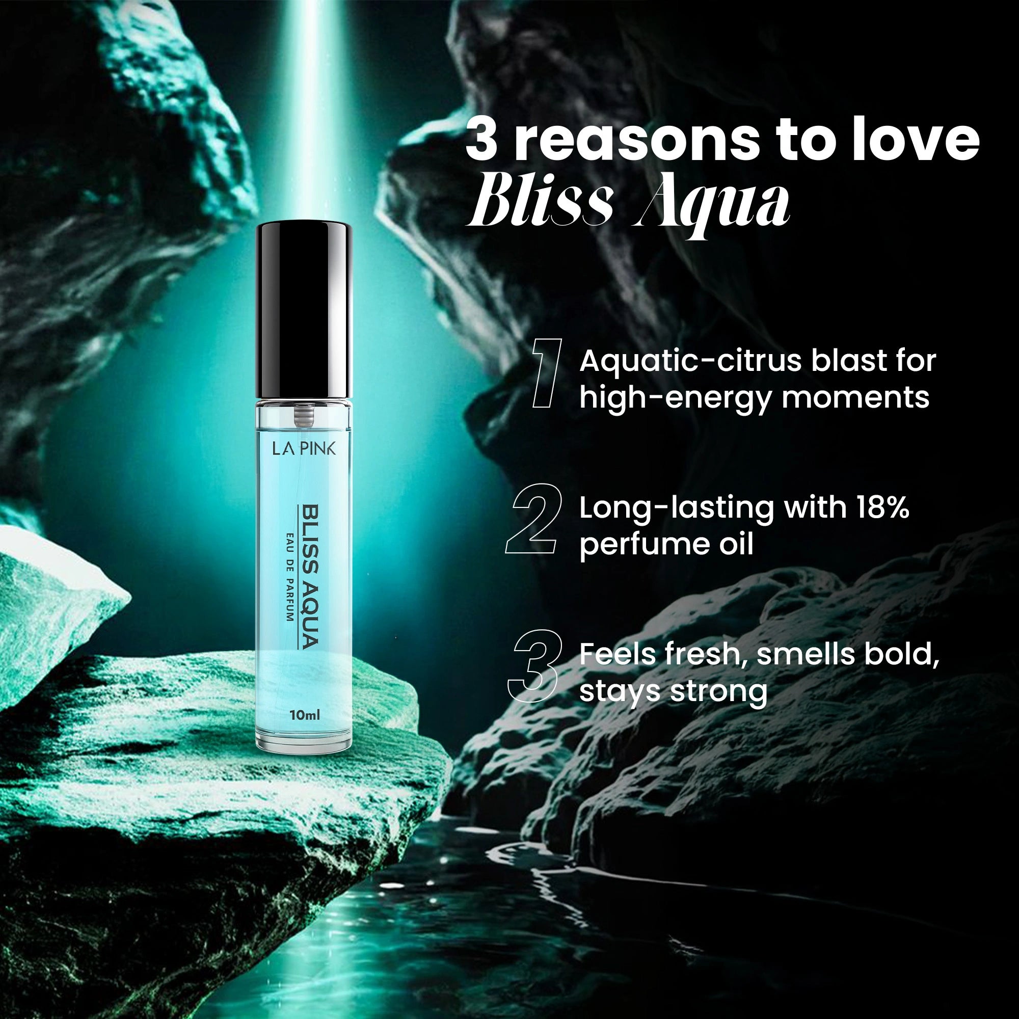 Bliss Aqua EDP Luxury Perfume for Women &amp; Men 10ml