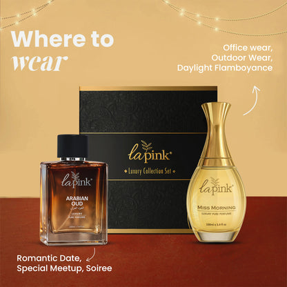 Miss Morning &amp; Arabian Oud Pure Perfume Gift Set