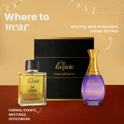 24 Carat &amp; Pretty Girl Pure Perfume Gift Set