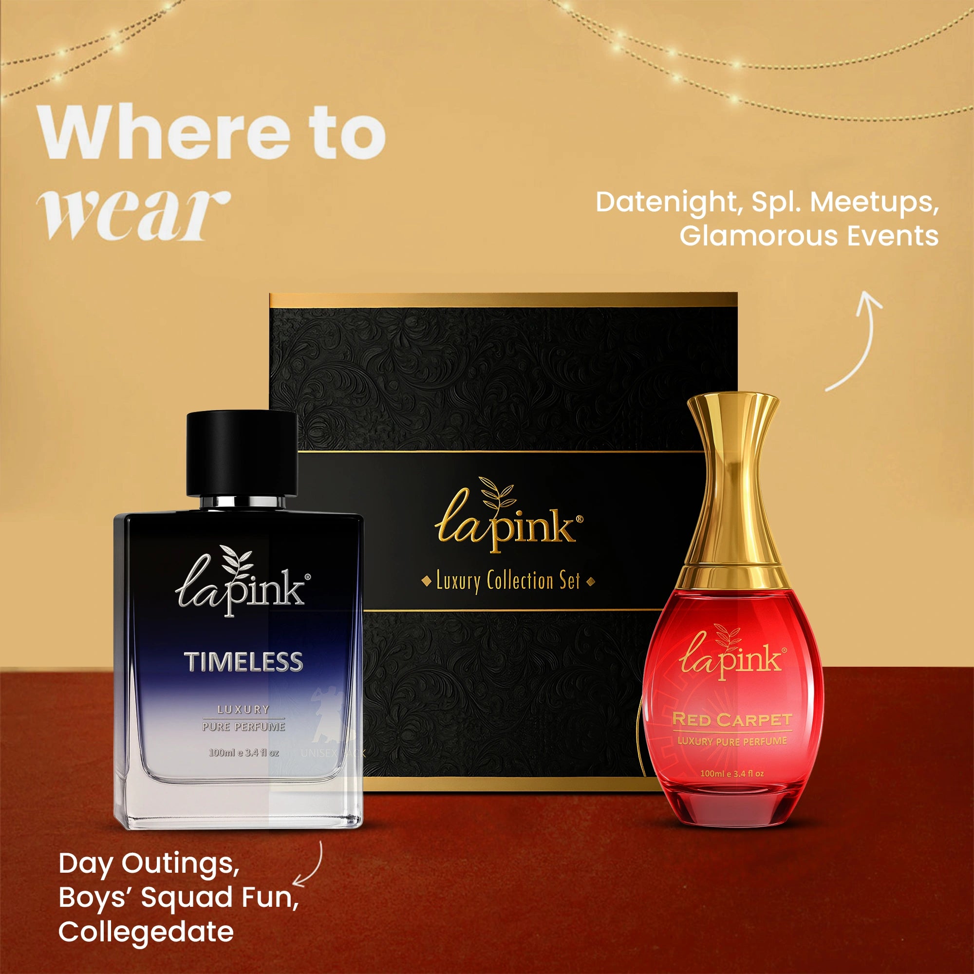 Red Carpet &amp; Timeless Pure Perfume Gift Set