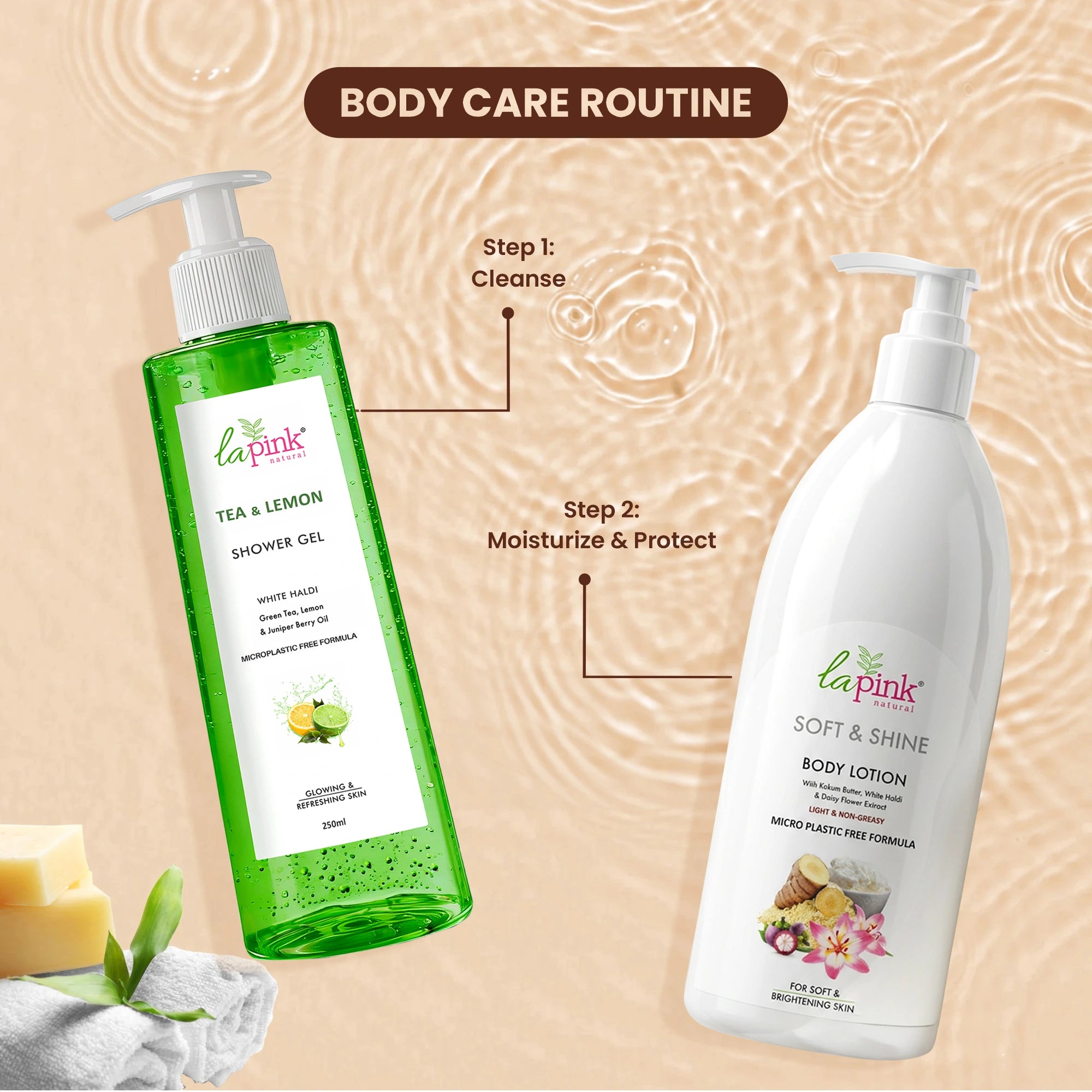 Glowing &amp; Refreshing Skin with La Pink Tea &amp; Lemon Shower Gel