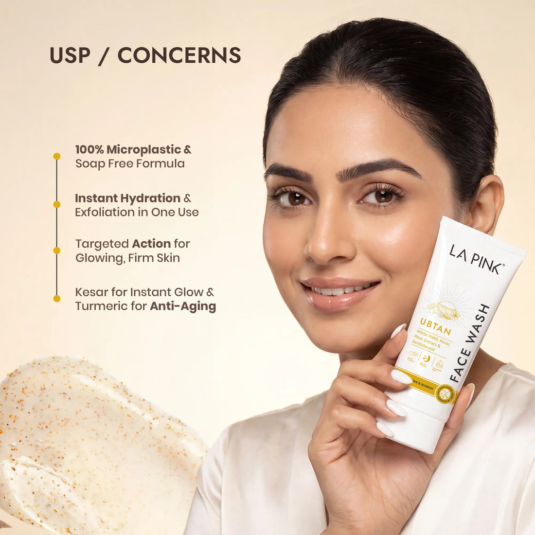 Ubtan Face Wash for Tan Removal