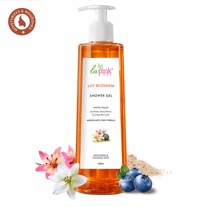Get Rid of Strawberry Arms &amp; Legs with La Pink Lily Blossom Shower Gel