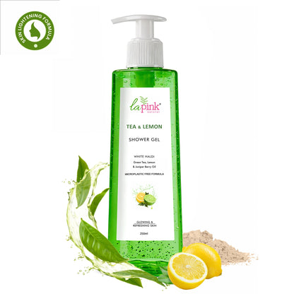 Glowing &amp; Refreshing Skin with La Pink Tea &amp; Lemon Shower Gel