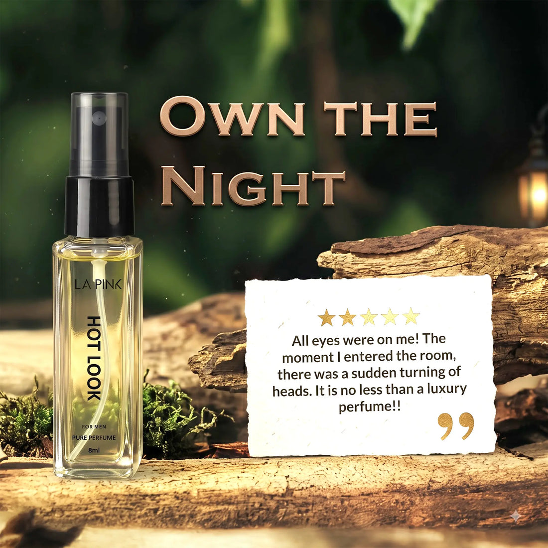 Hot Look French Luxury Pure Perfume for Men - 8ml