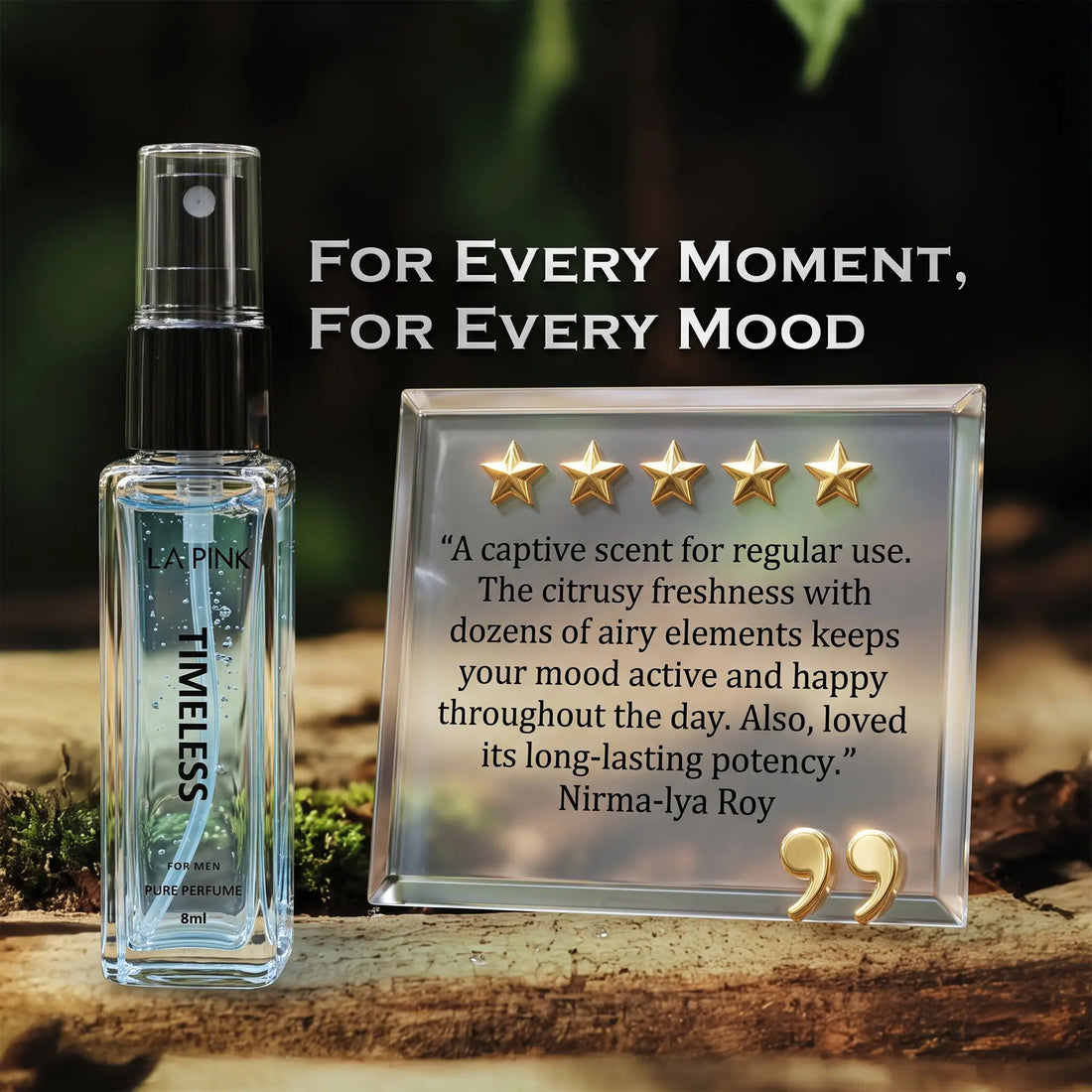 Timeless French Luxury Pure Perfume for Men - 8ml